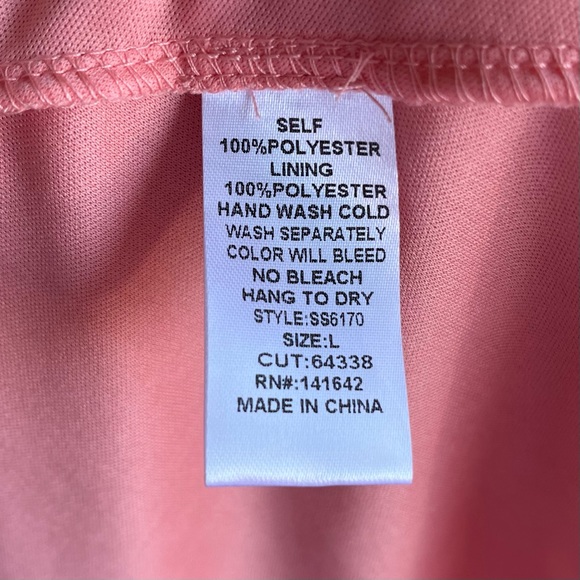 •She + Sky• Tiered Blousy Sleeveless Dress - Size Large - Picture 7 of 8